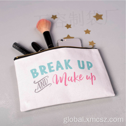 Screen Print Cosmetic Bags Custom Easy fashion foil makeup cosmetic bag Factory